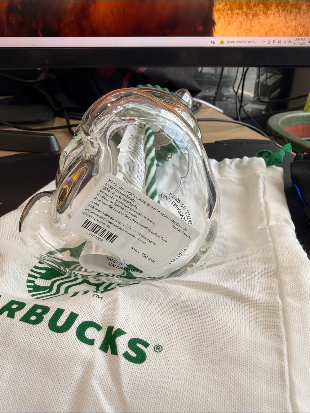 Authentic Starbucks Bearista  ( Starbucks Thailand ) limited-edition holiday - Picture 2 of 10
